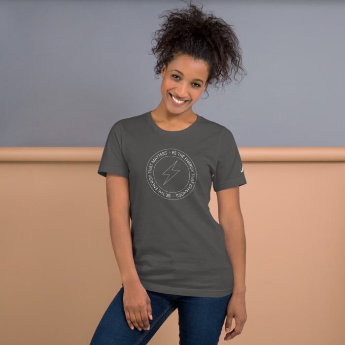 Energy Matters Dark Grey T-Shirt Woman 2