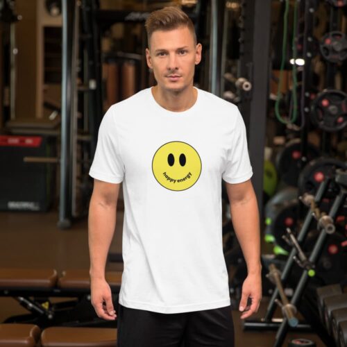 Camiseta Happy Energy Blanca Hombre 5