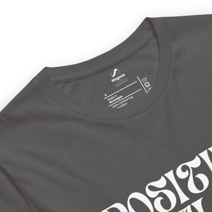 Camiseta Positive Healing Energy Gris Oscuro Zoom 1