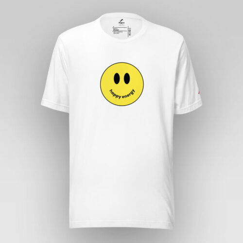 Happy Energy White T-Shirt