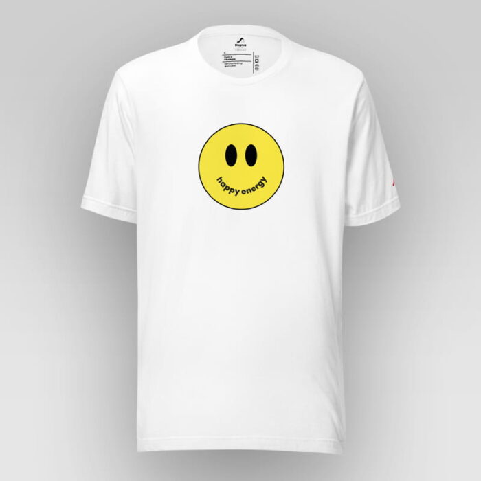 Happy Energy White T-Shirt