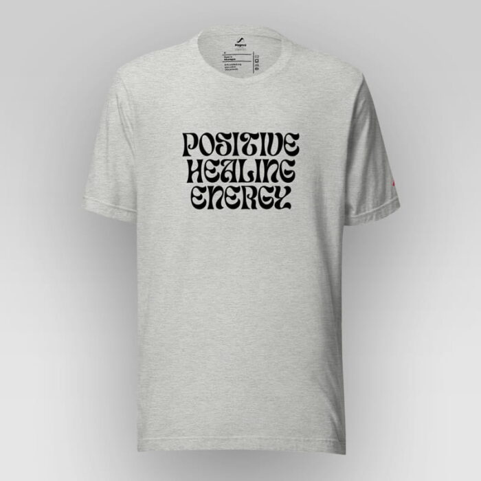 Camiseta Positive Healing Energy Gris