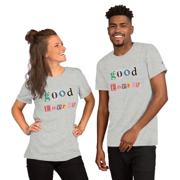 Good Energy Grey T-Shirt Couple