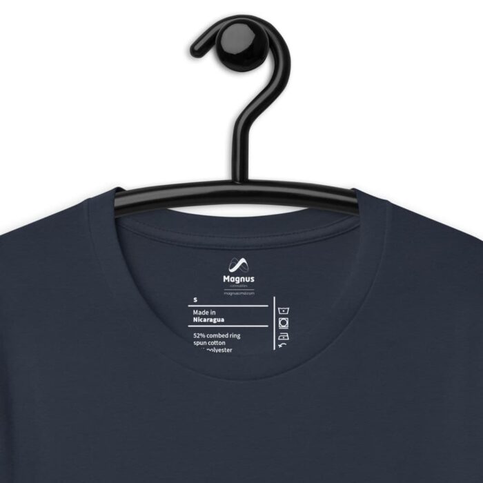 Positive Healing Energy Navy Blue T-Shirt Tag